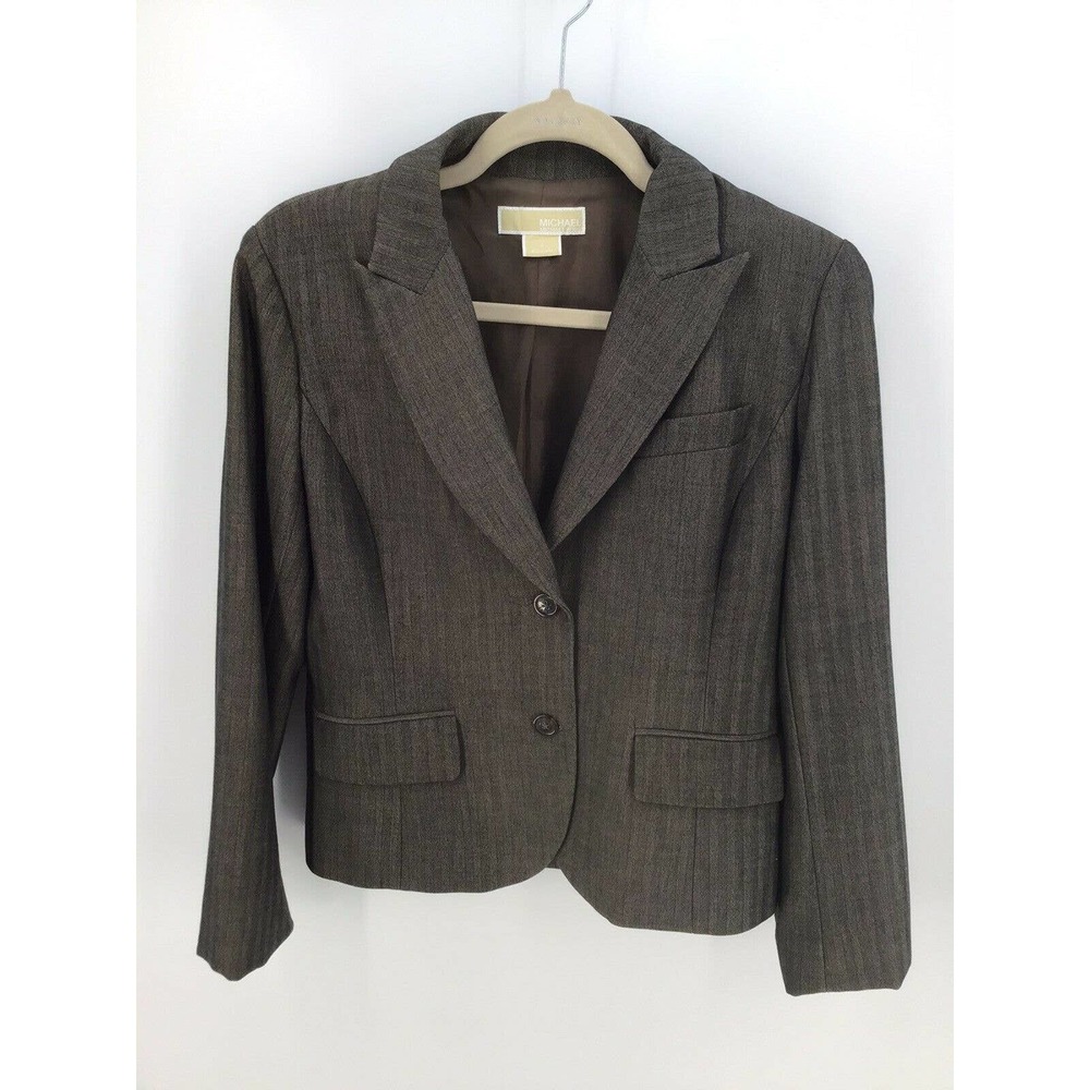 MICHAEL MICHAEL KORS Women’s Size 6 Button Blazer Jacket Top - Picture 2 of 10